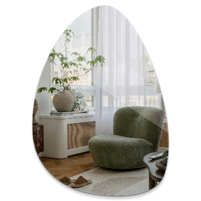 Ovale spiegel van 57x80 cm