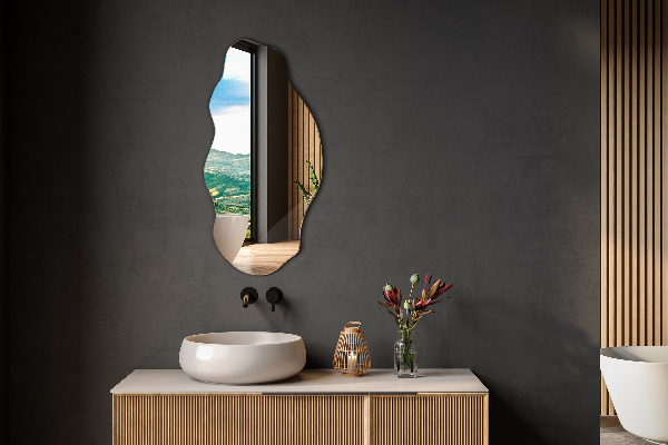 Asymmetrische spiegel vlek 45x90