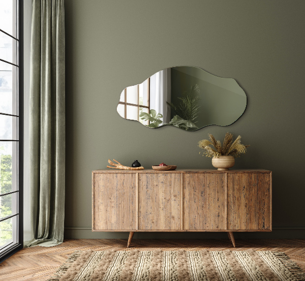 Asymmetrische spiegel vlek 45x90