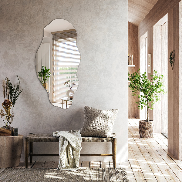 Spiegel organische vorm vlek 50x100