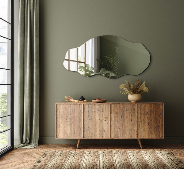 Spiegel organische vorm vlek 50x100