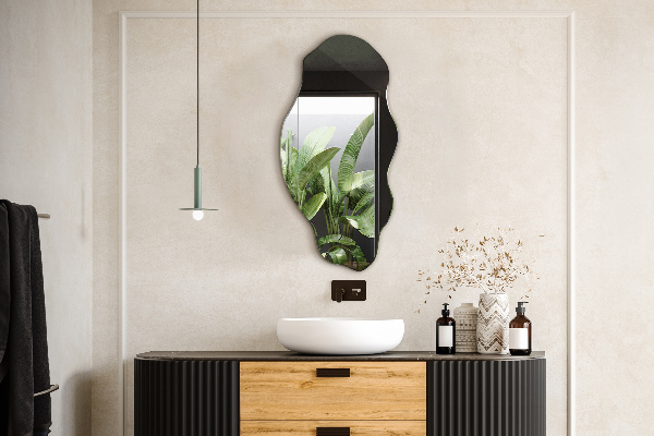 Spiegel organische vorm vlek 50x100