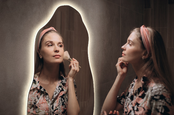 Asymmetrische spiegel led 45x90 cm