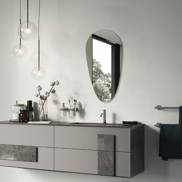 Druppel spiegel 35x70 cm