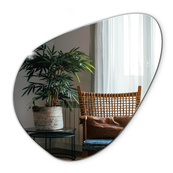 Spiegel organische vorm 48x48 cm