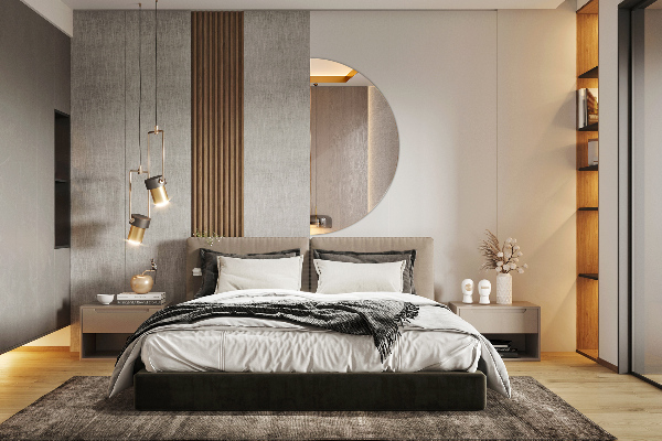 Halfronde spiegel 40x80 cm