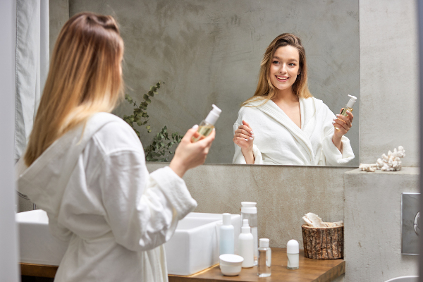 Rechthoekige spiegel zonder lijst 60x40 cm