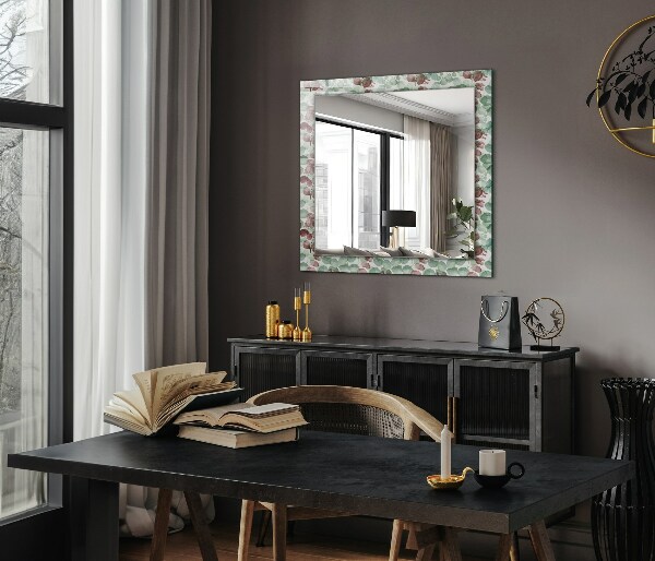 Spiegel met print Aquarel bladeren