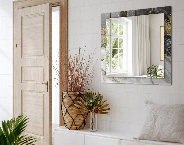 Wandspiegel decoratieve print Abstract marmer met aderen