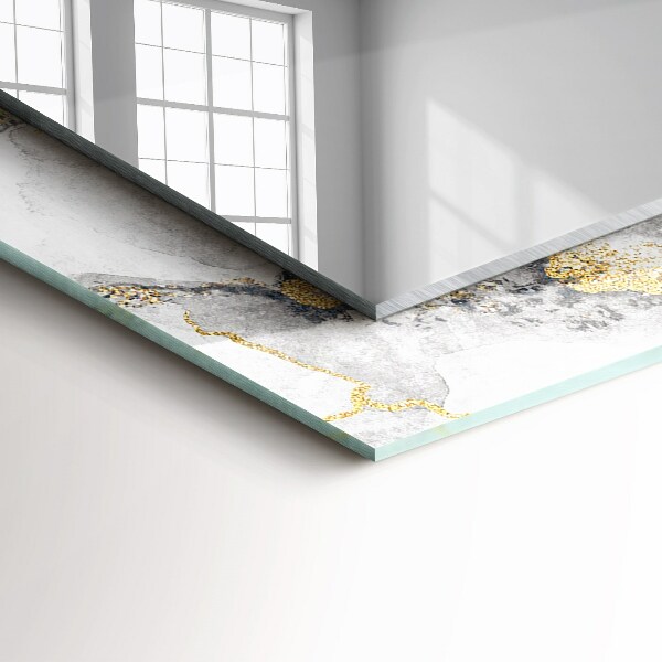 Wandspiegel decoratieve print Abstract marmer met aderen