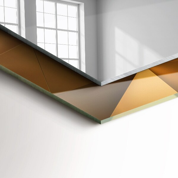 Spiegel met decoratie Geometrische vormen