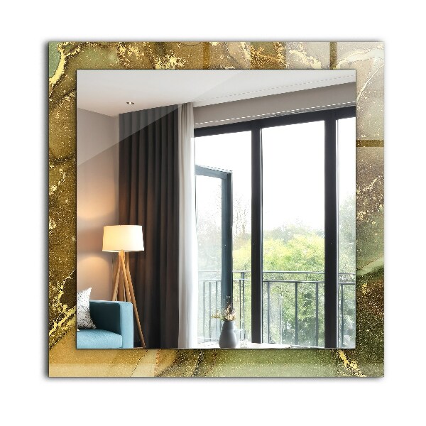 Bedrukte spiegel Abstracte kunst