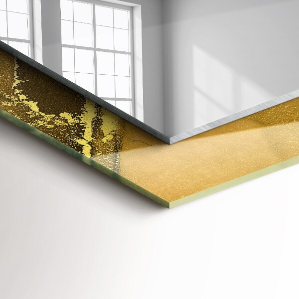 Bedrukte spiegel Abstracte kunst