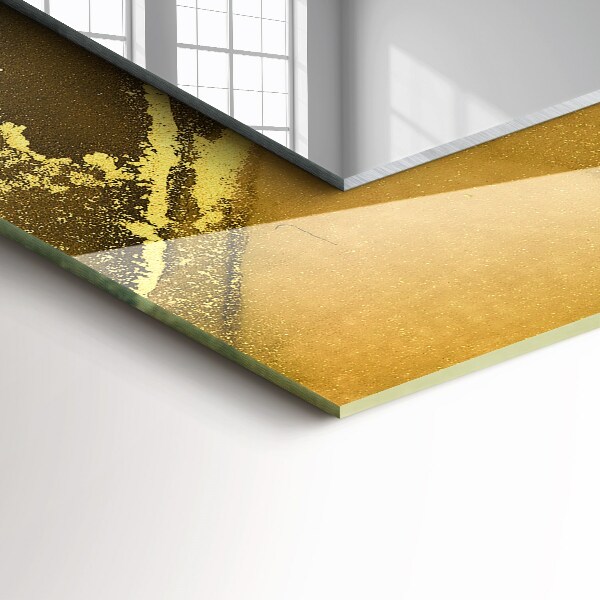 Bedrukte spiegel Abstracte kunst