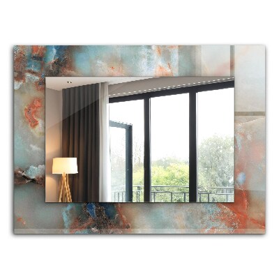 Wandspiegel decoratieve print Abstracte gekleurde textuur