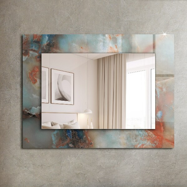 Wandspiegel decoratieve print Abstracte gekleurde textuur