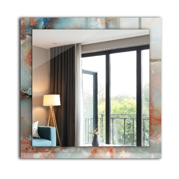 Wandspiegel decoratieve print Abstracte gekleurde textuur