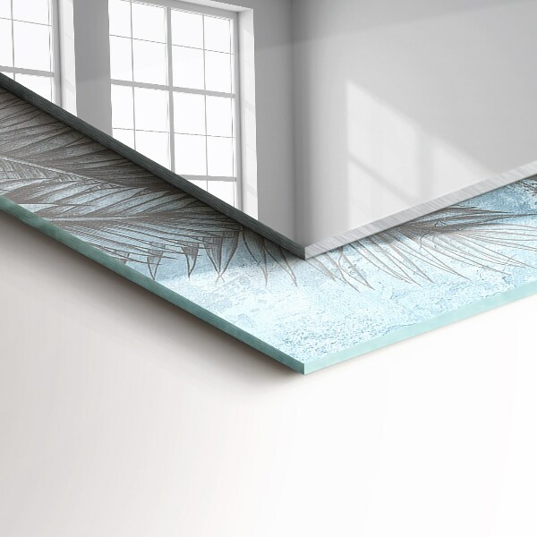 Wandspiegel decoratieve print Pastelkleurige planten