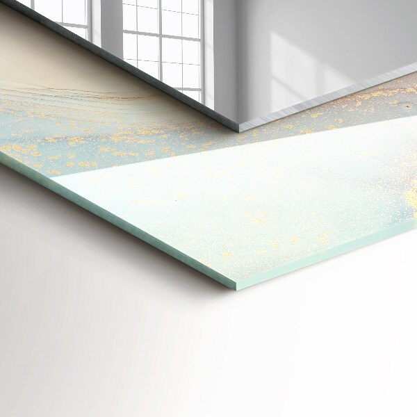 Spiegel met decoratie Abstracte aquarel