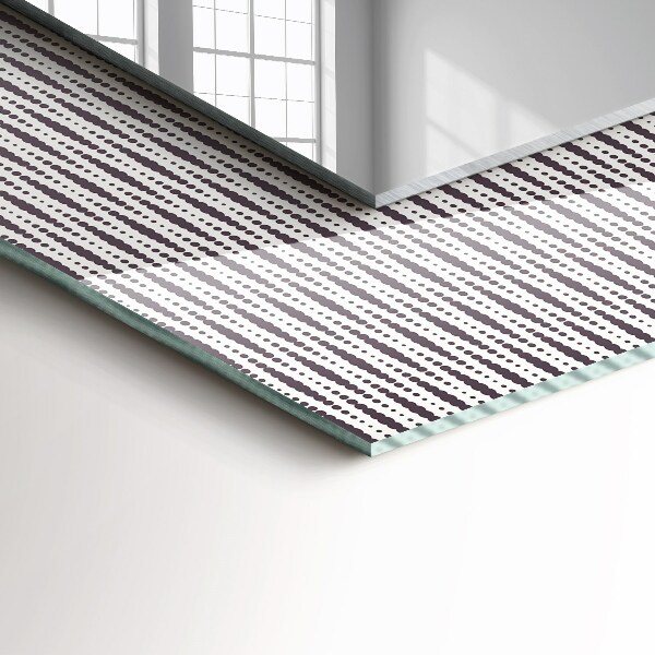 Bedrukte spiegel Motief van stof