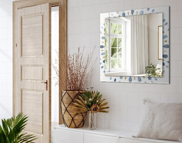 Wandspiegel met print Abstract mandala patroon