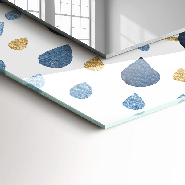 Wandspiegel met print Abstract mandala patroon