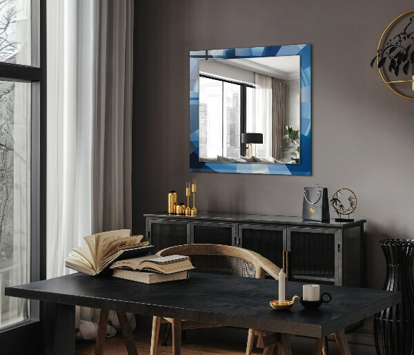 Spiegel met bedrukte lijst Abstracte tunnel