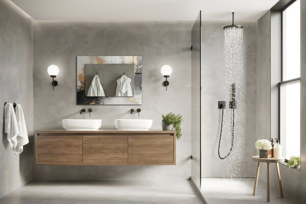 Bedrukte spiegel Hedendaagse abstracte kunst