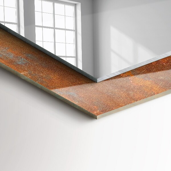 Bedrukte spiegel Gekleurde folkloristische motieven