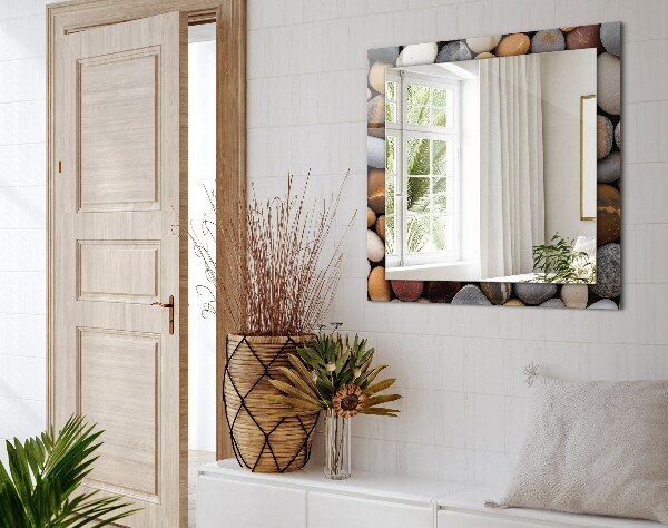 Bedrukte spiegel Deel van een boomstam