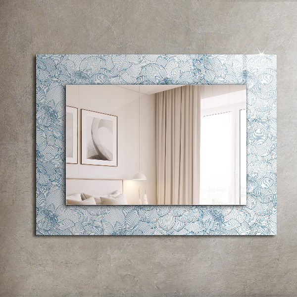 Spiegel met decoratie Kleurrijke introductiebrief