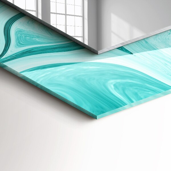 Wandspiegel met print Japanse tuin