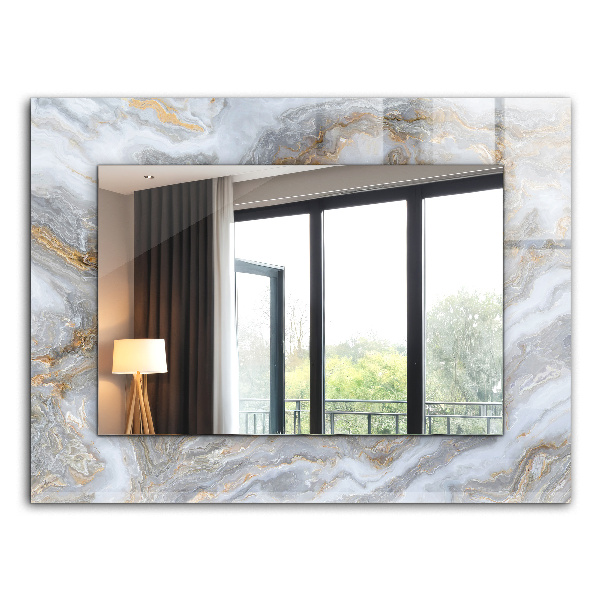 Wandspiegel decoratieve print Pad van gekleurde bloemen