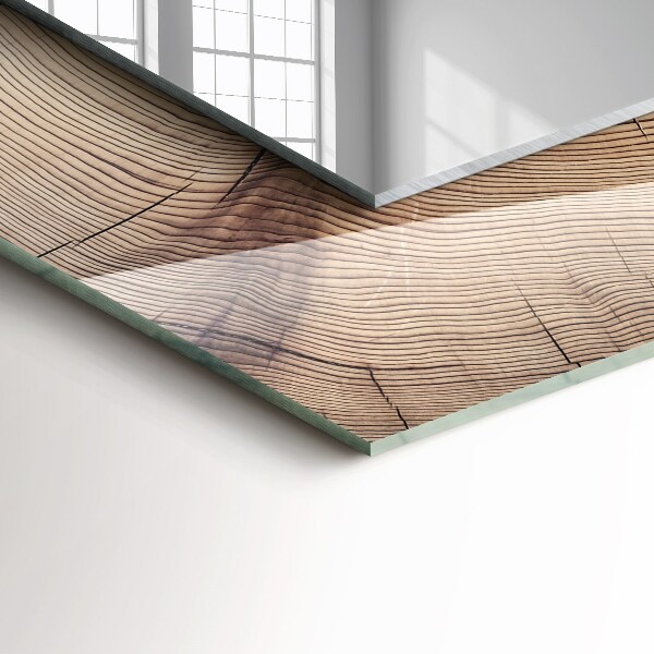 Spiegel met decoratie Bloemen en vogels