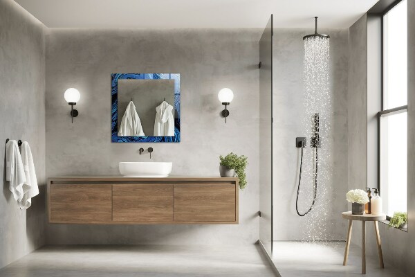 Spiegel lijst met print Schets van vrouwelijke silhouetten