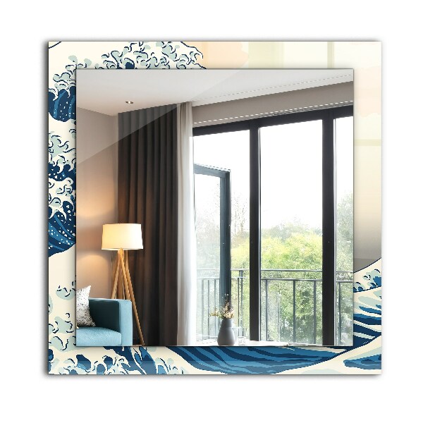 Wandspiegel decoratieve print Abstract hars marmer