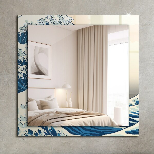 Wandspiegel decoratieve print Abstract hars marmer