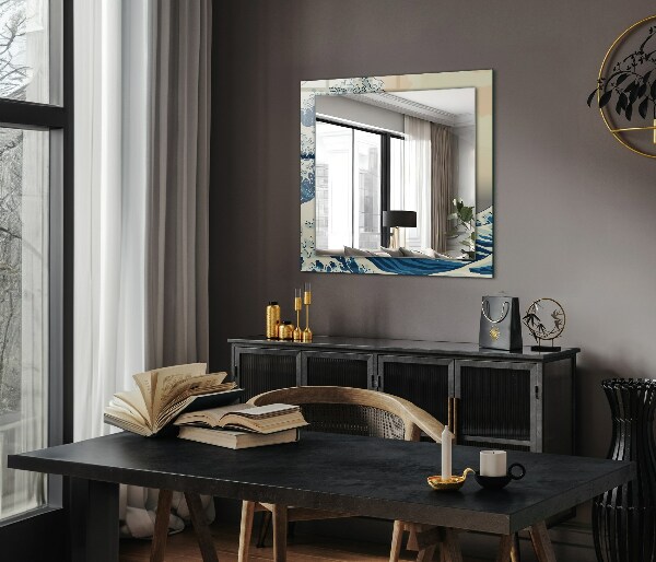 Wandspiegel decoratieve print Abstract hars marmer