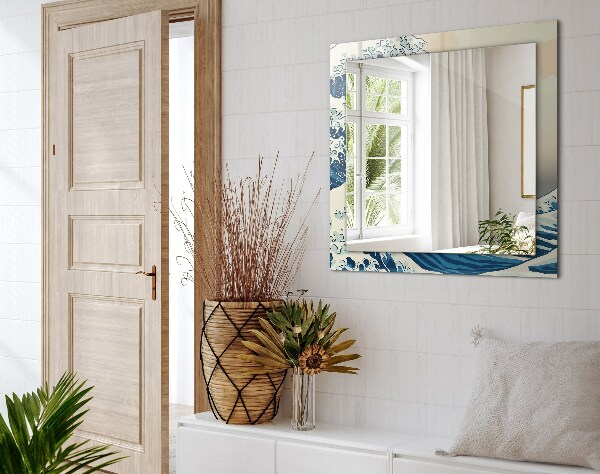 Wandspiegel decoratieve print Abstract hars marmer