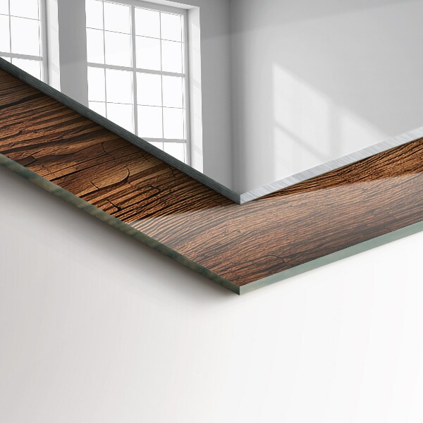 Bedrukte spiegel Frame van been