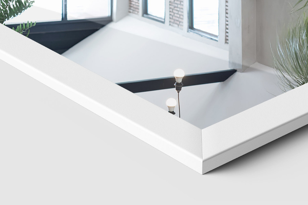 Staande spiegel wit 14x61 in