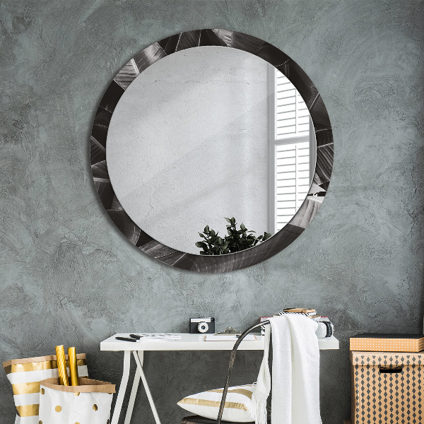 Bedrukte ronde spiegel Tropische palmbomen