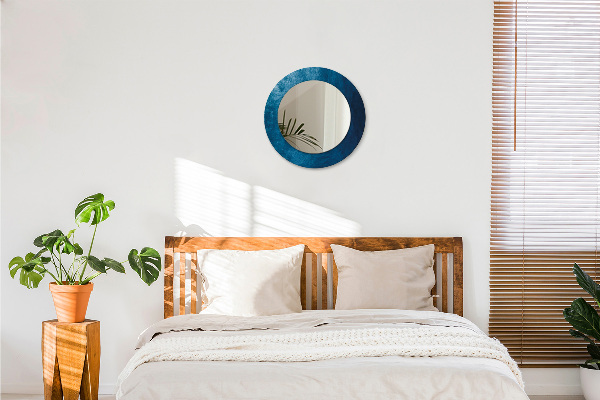 Ronde spiegel met decoratie Abstracte kunst