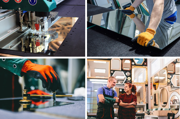 Ronde spiegel met LED-achtergrondverlichting fi 50 cm