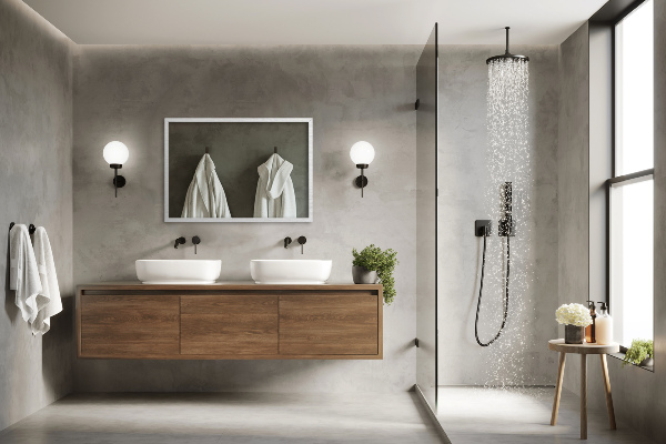 Een spiegel in een wit frame voor in de hal 60x40 cm