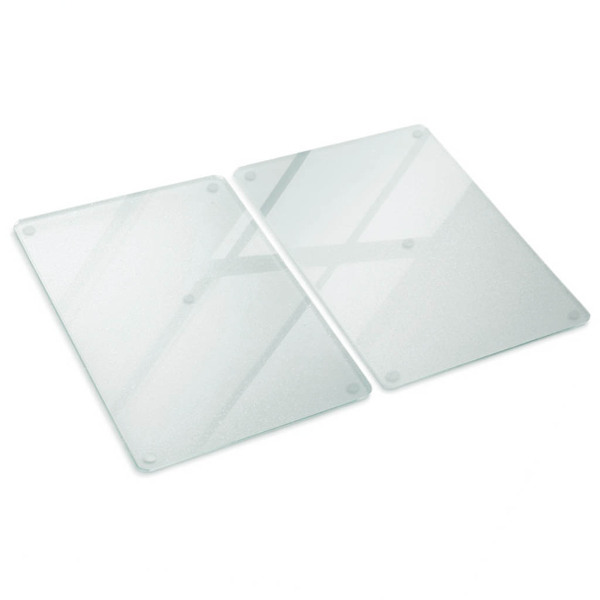 Glazen afdekplaat voor inductiekookplaat, set van 2 stuks 40 x 52 cm