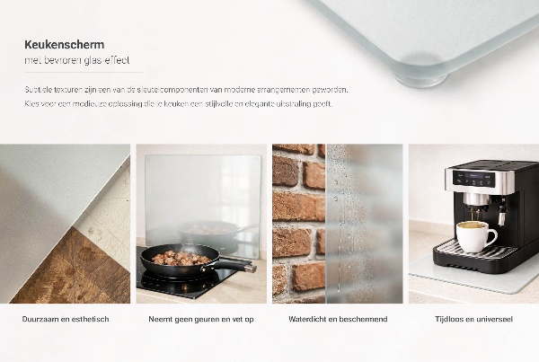 Glazen afdekplaat voor inductie 2 st. 40x52 cm