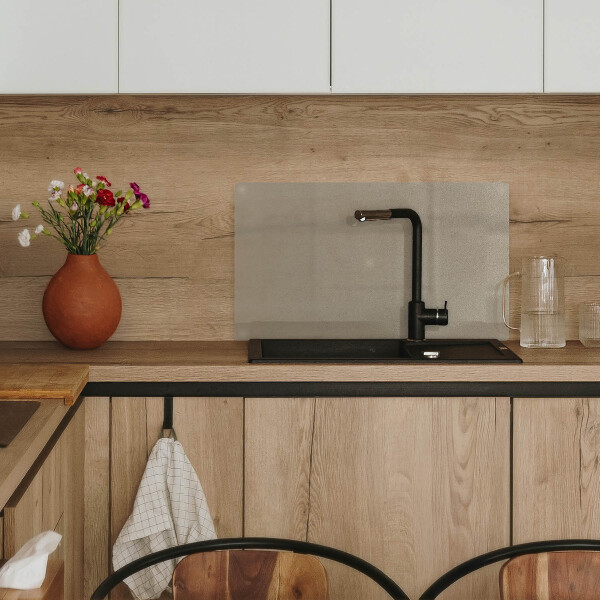 Glazen afdekplaat voor gasfornuis in afmeting 52 x 30 cm