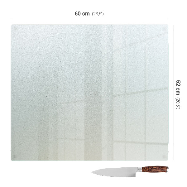 Glazen afdekplaat gasfornuis 60x52 cm