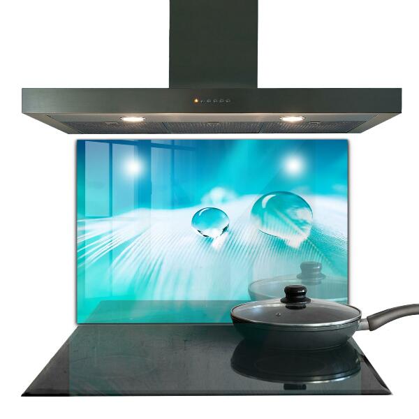 Spatplaat keuken Dauw op de tere veer